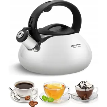 Konvice na čaj Konvice tradiční ocelová Edenberg 3 l béžová, šedá