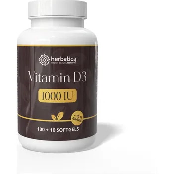 Vitamín D3 1000 IU - 110 tablet - Herbatica