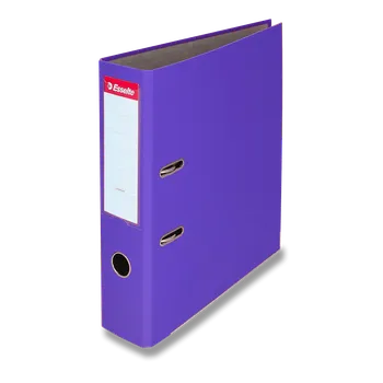 Pákový pořadač Esselte Economy, A4, 75 mm - fialový