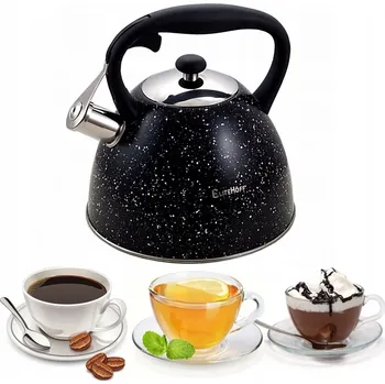 Varná konvice Elitehoff tradiční ocelová Konvice 2,5 l černá