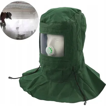 Plynová maska PROFESIONÁLNÍ OCHRANNÁ MASKA / PŘILBA PRO PÍSKOVÁNÍ