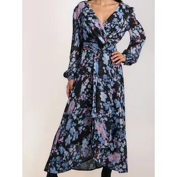 Dámské šaty Sinsay - Šaty s květinovým vzorem - vícebarevná - 678FI-MLC - 678FI-MLC-S