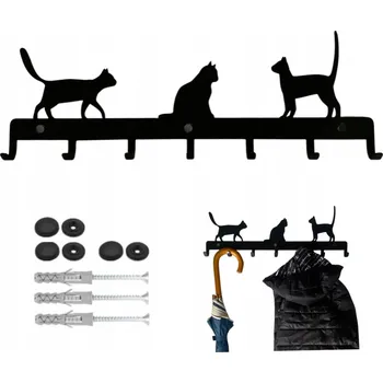 Věšák Šatní ramínko kovový ALFA-CAR černý