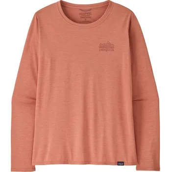 Dámské tričko Patagonia Triko LS Cap Cool Daily Shirt dámské Velikost: L / Barva (vzor): strataspire: moment pink x-dye