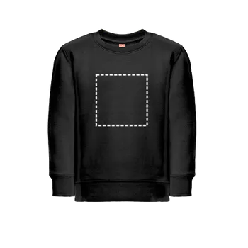 Chlapecká mikina THC DELTA KIDS. Dětská mikina z recyklované bavlny a polyesteru 130 Chest, 200 x 200 Výšivka, 12 barvy