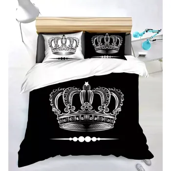 Povlečení TOTÁLNÍ MASAKR CEN ! OBOUSTRANNÉ BAVLNĚNÉ POVLEČENÍ na 1 Postel 140x200/70x90 - KING & QUEEN V. + PROSTĚRADLO ZDARMA !