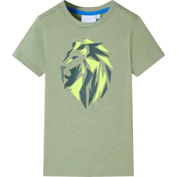vidaXL Dětské tričko 128 [12132] Barva: Khaki