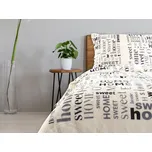 Jerry Fabrics s. r. o. Povlečení MIKROFLANEL 140x200+70x90 - Home sweet home