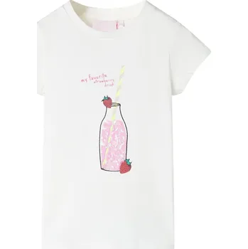 Chlapecké oblečení vidaXL Dětské tričko 104 [11270] Barva: ecru