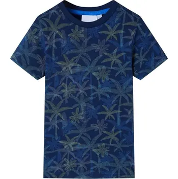 Chlapecké tričko vidaXL Dětské tričko námořnicky modré 104 [12110]