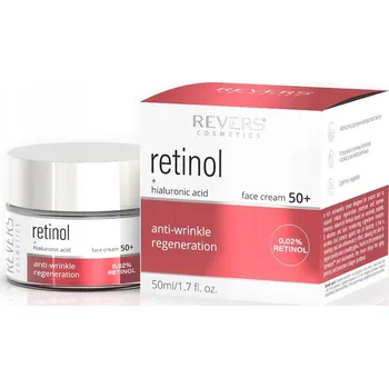 Pleťový krém Hydratační krém na obličej Revers Retinol + Kyselina hyaluronová 50+ 50 ml