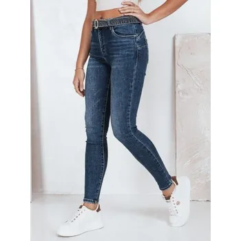 Dámské skinny push up džíny modré