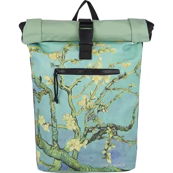 Městský batoh New Rebels 51.140567 Almond Blossoms roll-top batoh