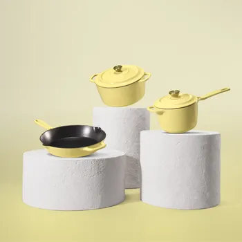 Huuust Litináč První krok – sada 3 kusů - Pastelově žlutá