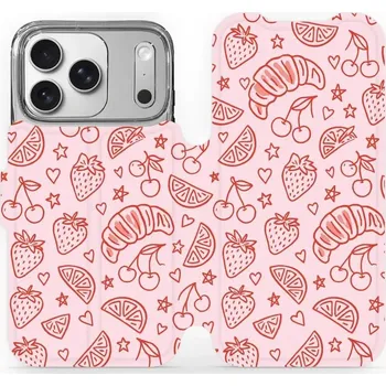 Pouzdro na mobilní telefon Flipové pouzdro Mobiwear - Apple iPhone 17 Pro - VP86S Dobroty (Knížkové flip pouzdro, obal, kryt na mobil Apple iPhone 17 Pro - VP86S Dobroty, materiál Umělá kůže + TPU - ochrana 360°, stojánek, silikonová vanička, magnetické zavírání)