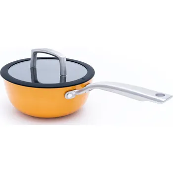 Pánev Huuust Tenkostěnný litinový rendlík - 18 cm / Huuust oranžová