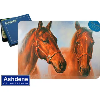 prostírání Hanipol - Korkové prostírání koně "Plnokrevníci" - 40*29 cm - 4 ks