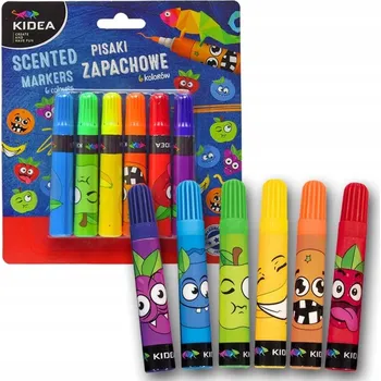 Vonné Fixy Kidea 6 barev