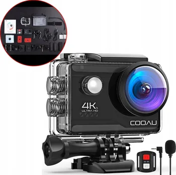 IP kamera Sportovní kamera COOAU KAMERA SPORTOWA 4K 60FPS EIS WIF 4K UHD