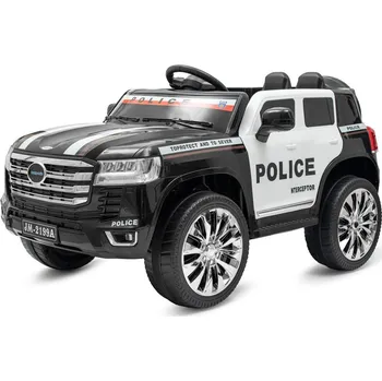 Dětské elektrovozidlo Dětské elektrické autíčko Baby Mix Police 4x4 černé (poškozený obal)
