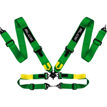 Návlek na bezpečnostní pás Bezpečnostní pásy 4-bodové Slide V2 Quick tm.zelené 3"