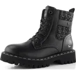 Mustang šněrovací kotník na hrubé podešvi black 15M0302007 - 40 | P698851