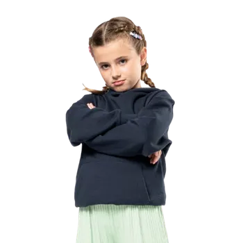 Chlapecká mikina Dětská hoodie mikina s kapucí černá Dětské 122 cm - 6 let