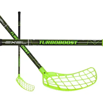 Florbalová hůl Exel Turboboost 34 Black/Yellow Levá (levá ruka dole) 65 cm (= 76 cm)