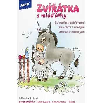 omalovánky MFP Paper Omalovánky MFP A5 Zvířátka s mláďátky