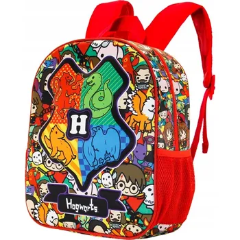 Dětský batoh Batoh předškolní batoh Harry Potter Karactermania pro chlapce, dívky, červený, vícebarevný