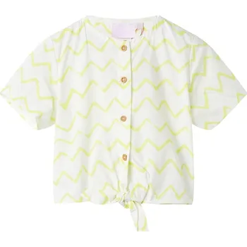 vidaXL Dětské tričko ecru 104 [11575]