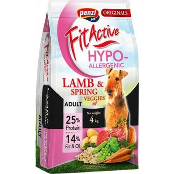 Krmivo pro psa Fit Active Dog Hypoalergenní Jehněčí krmivo monoproteinové pro dospělé psy 4 kg