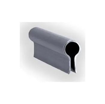 Příslušenství pro plot Zakončovací lišta - šedá, 4,75 cm, 20ks (Zakončovací lišta pro tkaný textilní pás, balení 20 ks)