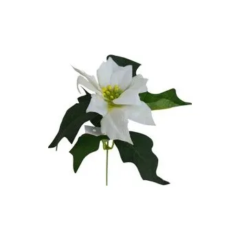 umělá květina Poinsettie krém 510-0050/CR