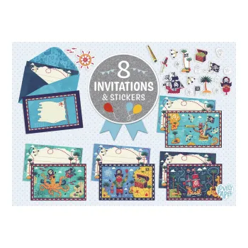 Kosmetická sada Dárková sada pozvánek - Piráti