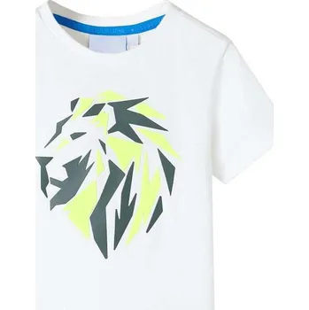 Dětská móda vidaXL Dětské tričko 116 [12121] Barva: ecru