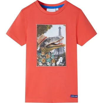 Chlapecké tričko vidaXL Dětské tričko 140 [11758] Barva: Červená