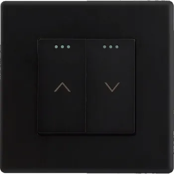 vypínač SPÍNAČ OVLADAČ MECHANICKÝ PLASTOVÝ RÁMEČEK PRO ROLETY ČERNÝ