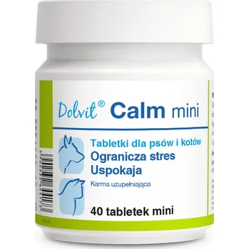 Dolvit Calm Mini 40 tablet. uklidňující doplněk stravy pro psy a kočky