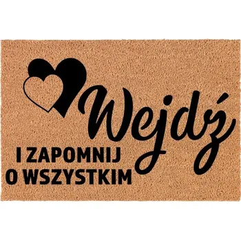 Rohožka KOKOSOVÁ VSTUPNÍ ROHOŽKA DO DOMU | VESELÝ DÁREK VSTUPTE A ZAPOMEŇTE