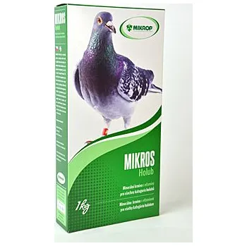 Chov hospodářského zvířete Mikros Holub s vitamíny plv 1kg krabička