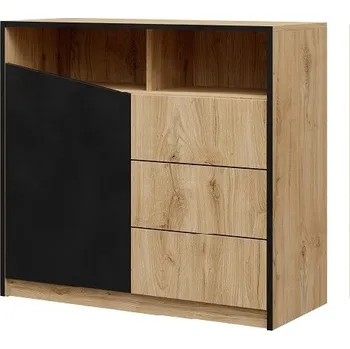 Komoda Jurek Komoda Aston 4 Vyber provedení: Dub věčný + černá