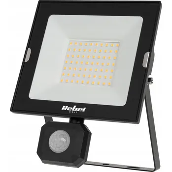 Halogenový LED reflektor světlomet 50W s pohybovým a soumrakovým senzorem Rebel