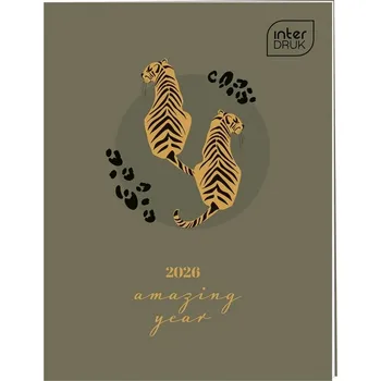 Kalendář Knižní kalendář 2026 A7 Interdruk vícebarevný