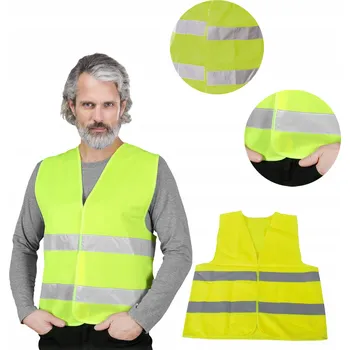 Výstražná vesta žlutá reflexní velikost L