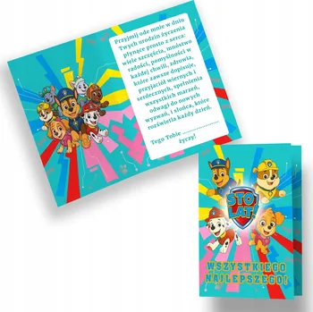 Narozeninové přání s přáním a motivem psů PEJSCI Pohádka Družina k narozeninám [2 ks]