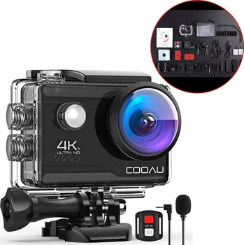 IP kamera Sportovní kamera COOAU KAMERA SPORTOWA 4K UHD WIFI 4K UHD