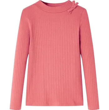 vidaXL Dětské tričko s dlouhým rukávem jasně 116 [14136] Barva: starorůžová