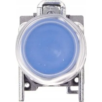 vypínač Schneider Electric Harmony XB4 Modrý kovový tlačítkový spínač s krytem, XB4BP61