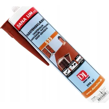 Průmyslové lepidlo Střešní tmel a lepidlo na tašky černý DANA LIM 525 290 ml